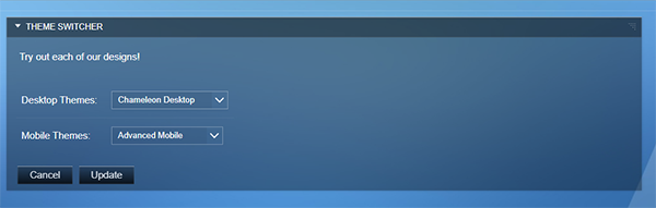 Chameleon Theme Choice
