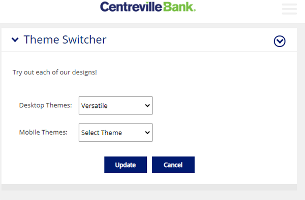 Versatiles Theme Switcher