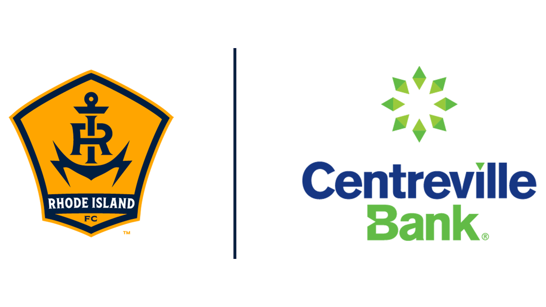 Rhode Island FC and Centreville bank logos