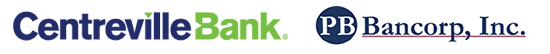 Centreville Bank & PB Bankcorp, Inc. Logos
