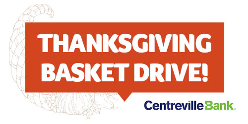 Centreville Bank Thanksgiving Basket Drive Logo