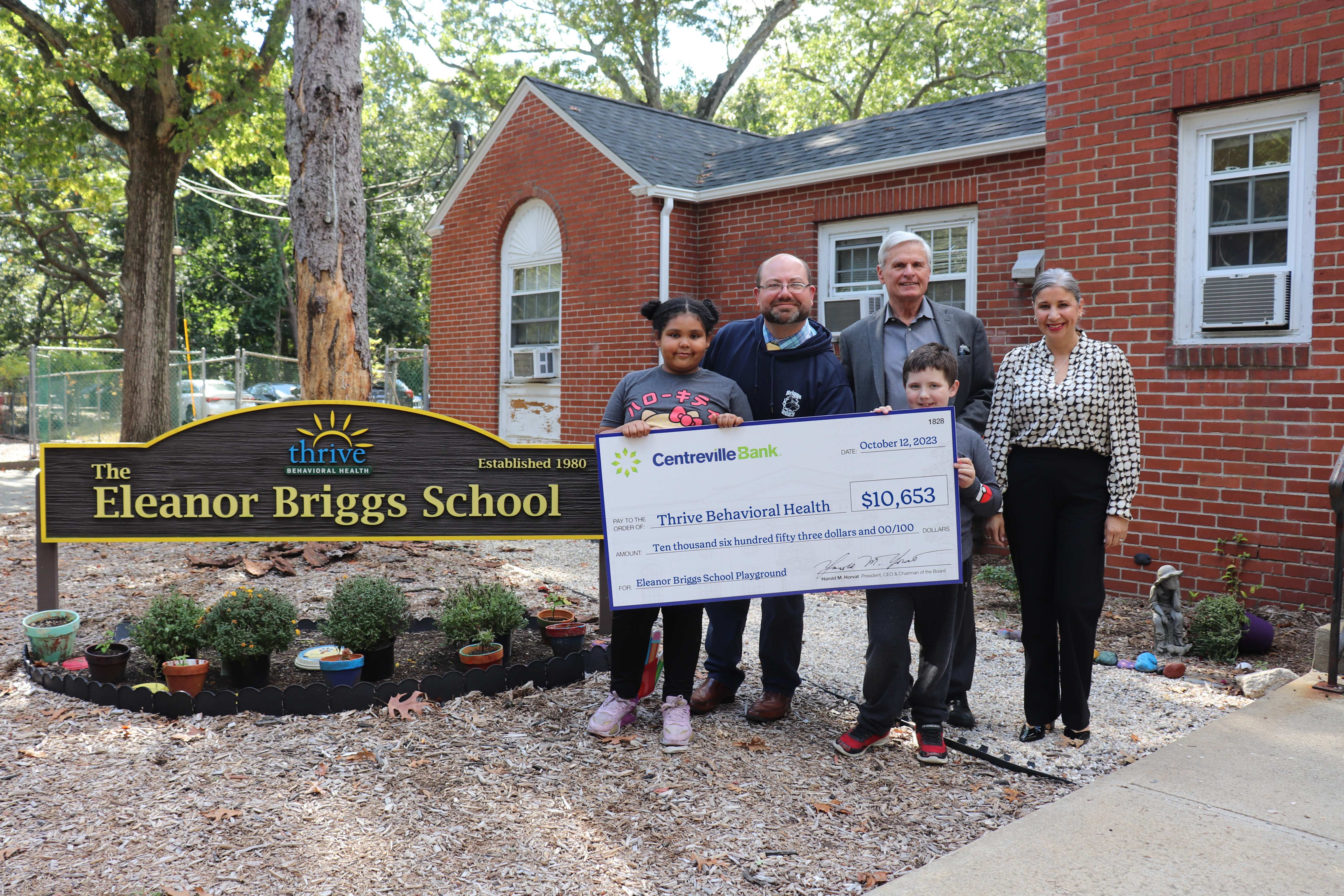 Eleanor Briggs Check Presentation